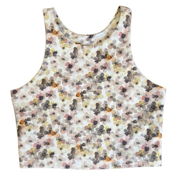 BECCO FLORAL ATHLETIC BRA TOP SIZE MEDIUM - Picture 1 of 8